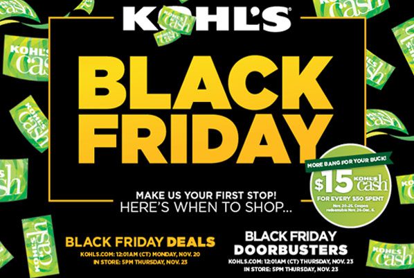 Kohl's Black Friday 2023 - When Does it Start & Coupons